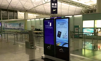 香港国际机场液晶导识屏