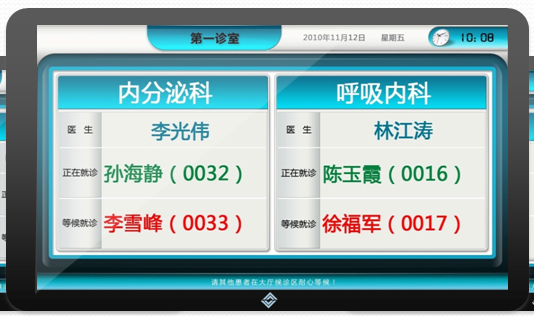 多媒体智能分诊叫号系统