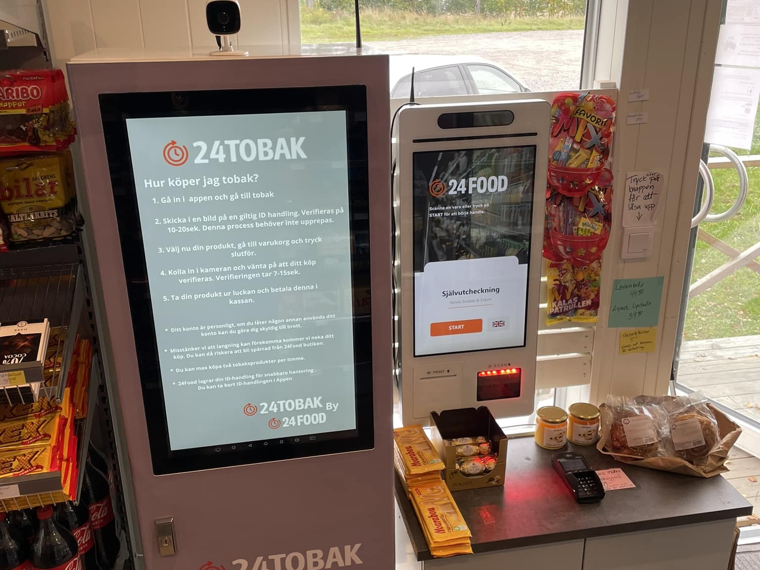 Unstaffed Store: 24FOOD  - Check-Out Kiosk